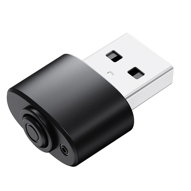AT-Mouse Jiggler เมาส์แบบปรับได้ Mover เมาส์ Shaker พร้อมปุ่มเปิด/ปิด Plug and Play เพื่อช่วยให้คอมพิวเตอร์แล็ปท็อป