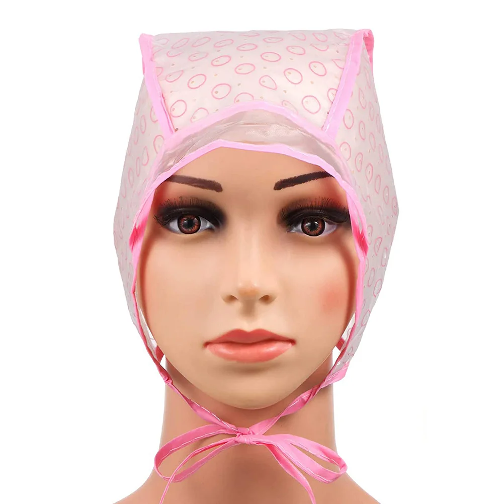 

12Pcs Highlight Hair Cap Set with Hooks Durable Pe Material Hair Coloring Dyeing Tool Salon Home Hairstyling Highlight Cap