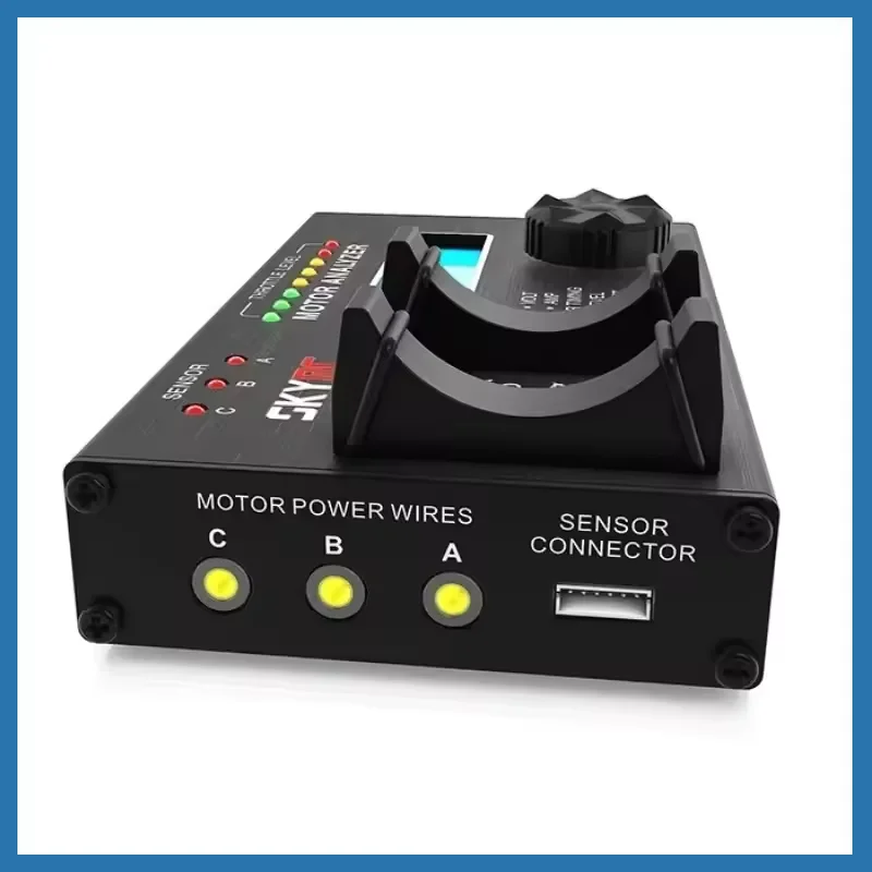SKYRC Analizzatore Motore Brushless Tester LCD RPM KV Temporizzazione della Tensione Rumore 7.4-8.4V Sensore di Controllo o Sensorless per Parte Auto RC