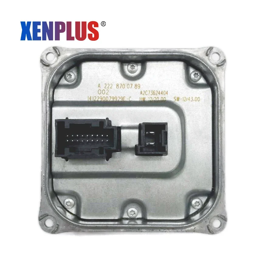 Xenplus 1pcs OEM NEW HEADLIGHT LED BALLAST VOLTAGE CONVERTER A2228700789 FOR MERCEDES BENZ W205 W212 W222 E S CLASS A222 870 07