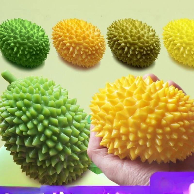 

Funny Durian Squeeze Toy Big Fruit Decompression Toys Yellow Green Ball Adult Stress Relief Creative Prank Toy