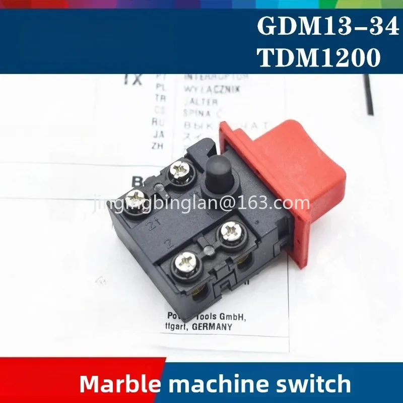 Original marble machine start-stop switch GDM13-34 TDM1200 marble cutting machine accessories