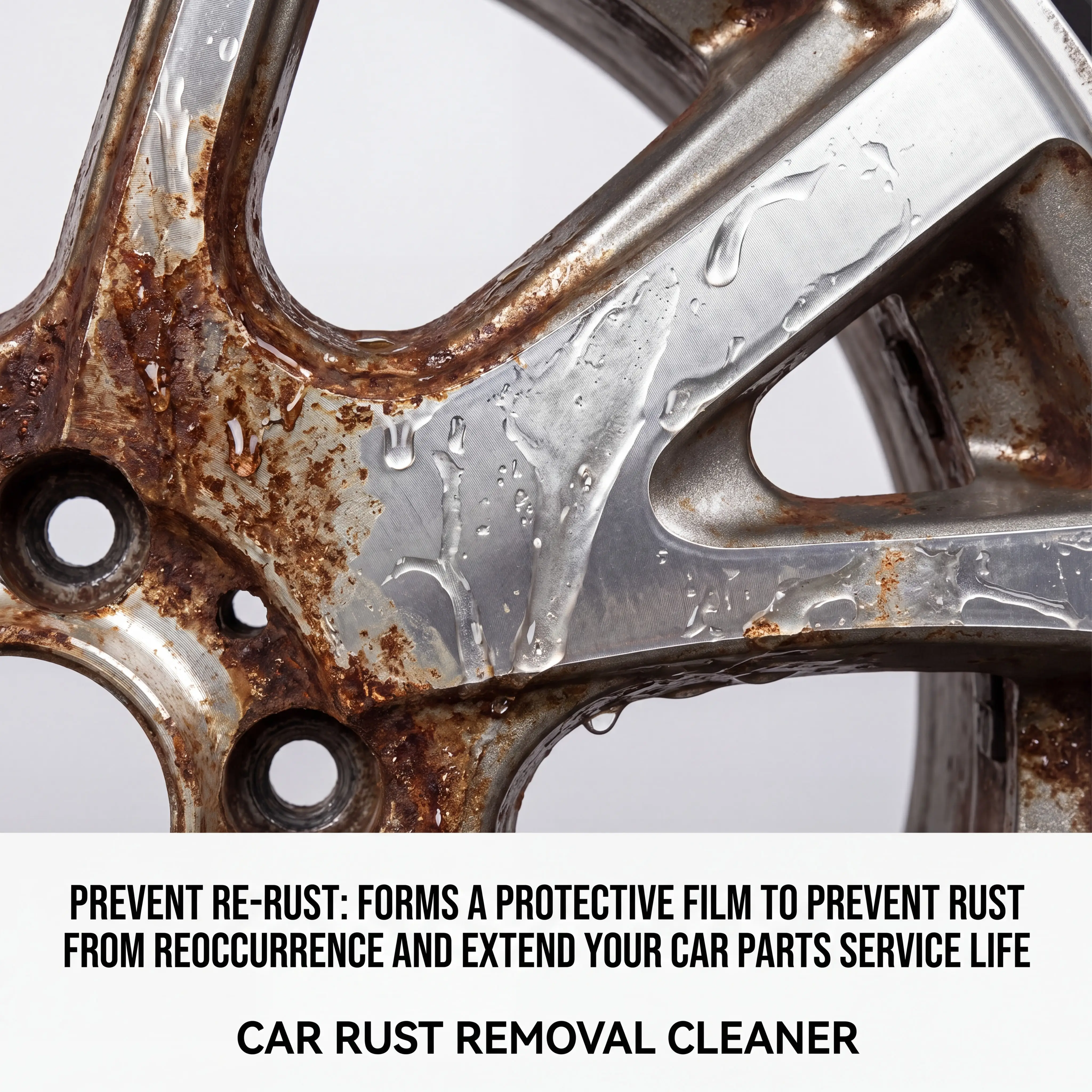 Automotive Rust Dissolver Rim Cleaner Spray Metal Stain Remover Car Paint Deep Cleaning Anti Rust Agent 120ml DIY Auto Care