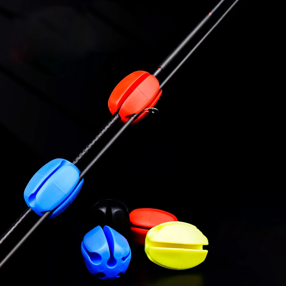 

Vertical Fishing Rod Fixed Snap-on Ball Retaining Clip Rod Holder Protector Fishing Equipment Fishing Tools Multiple Holes