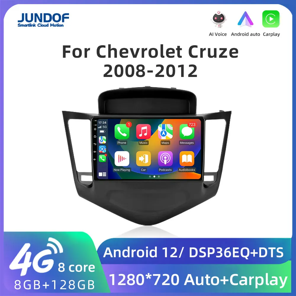 For Chevrolet Cruze 2008 2009 2010 2011 2012 Android Car Radio Multimedia Player Navigation GPS Carplay Touch Screen Auto Stereo