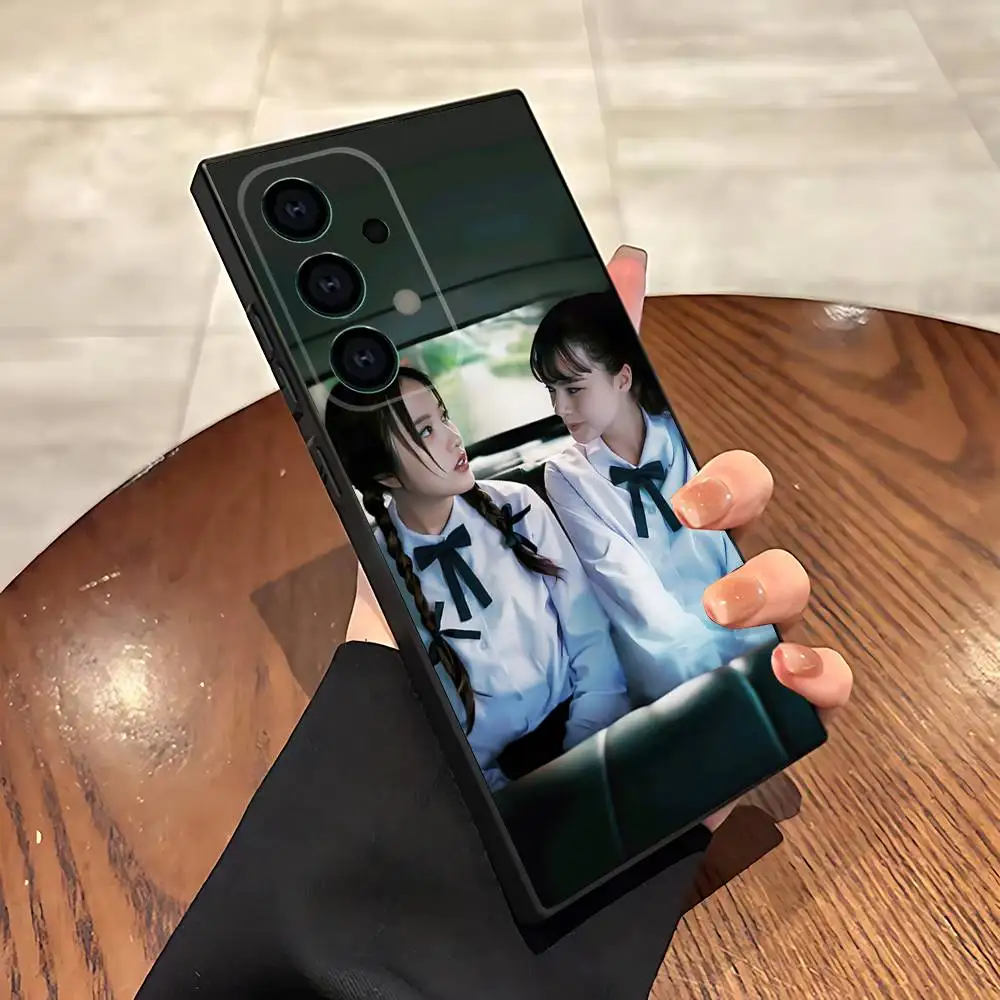 Casing Ponsel Pink Theory Freen Becky Untuk Samsung S25,S24,S21,S22,S23,S30,Ultra,S20,Plus,Fe,Lite,5G Hitam