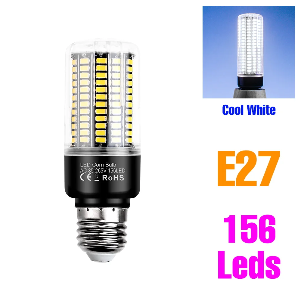 30W LED Maïs Lamp E27/E26 Plafondlamp E14 Lamp AC220V Indoor Kroonluchter Lampen 110V Geen Flikkering Koud/Warm Wit Voor Thuis Slaapkamer