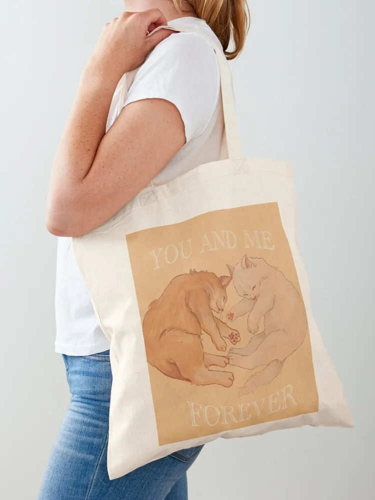 

You and me, forever Tote Bag canvas tote bag Handbags women hand bag for beach