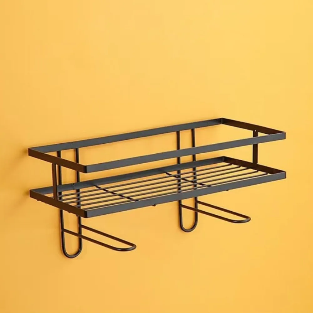 No Drill Toilet shower Rack Storage Bathroom Miscellaneous Storage Rack Multifunctional Water Tank Double-layer Storage Rack