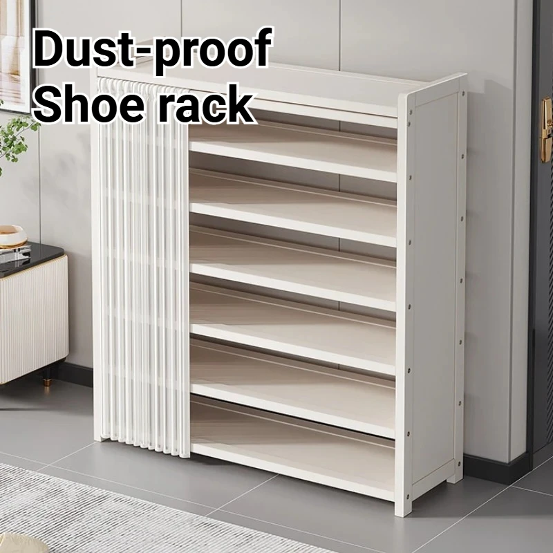 household multi-layer Shoe rack simple dust-proof door shoe cabinet storage against the wall scarpiera Living Room Furniture