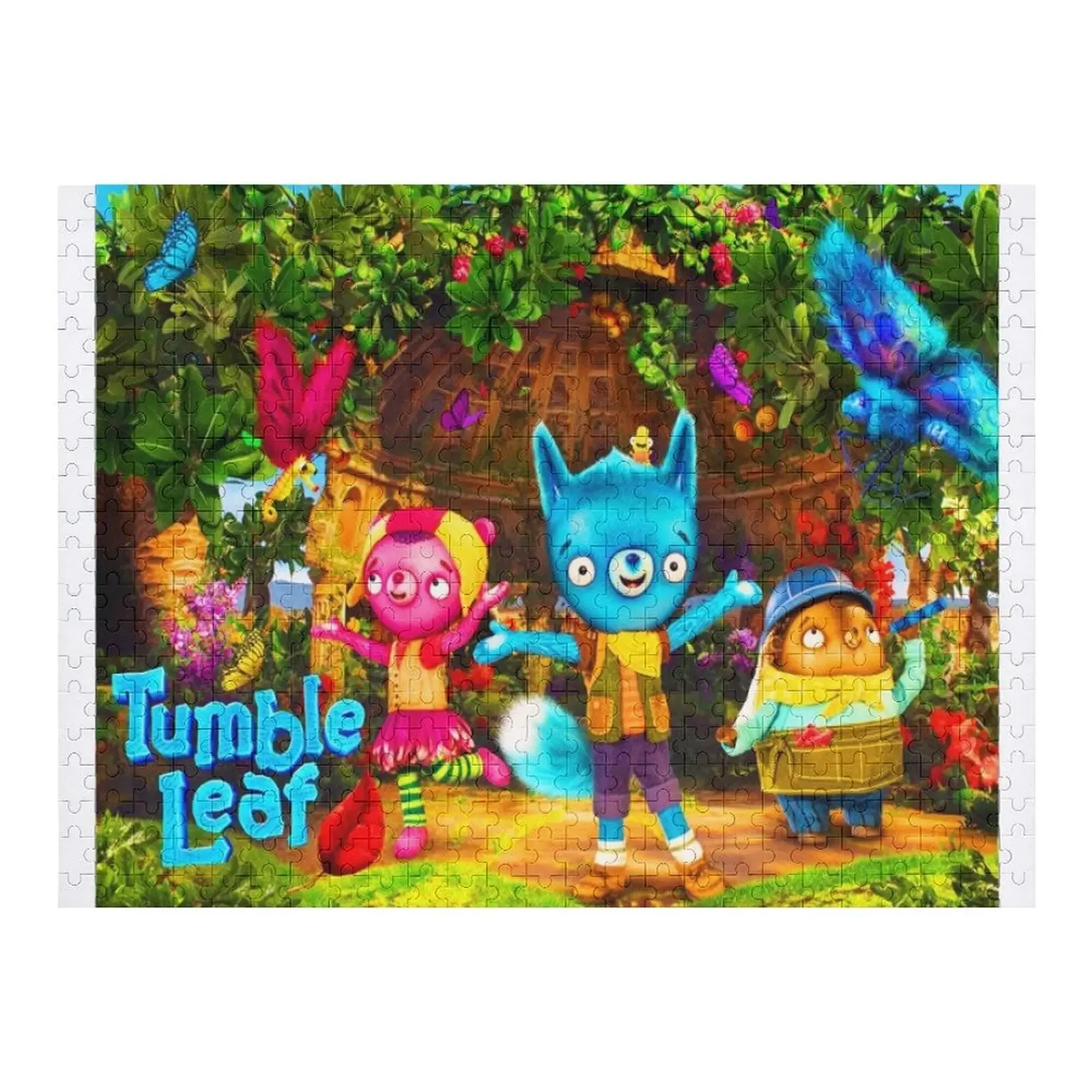 

Персонажи Tumble Leaf, перекидной лист, сезон 5, чучело, головоломка на день рождения, детская головоломка на заказ с животными