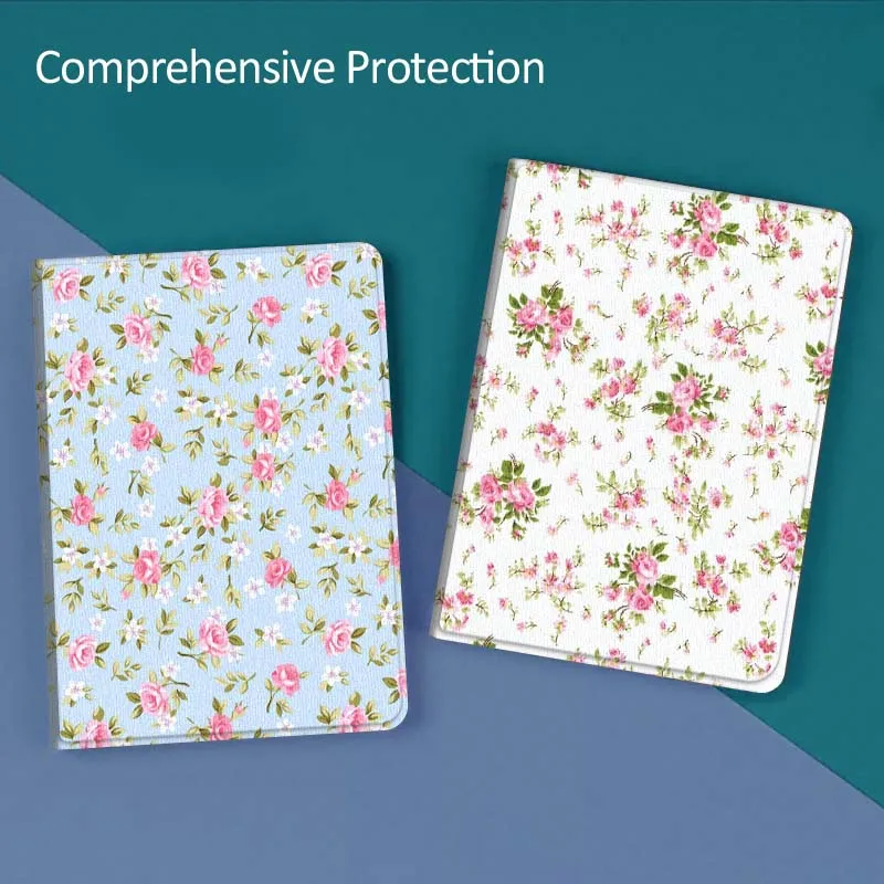 

Beautiful Flower Art Gift For Huawei MediaPad T5 T10s M6 M5Lite SE Honor Tab 5 6 7 V7 V8 X8a X9a Pro Soft Tablet Case
