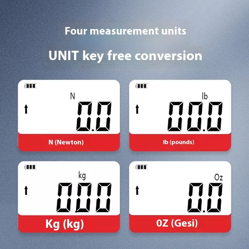 Portable Quasi-Digital Display SG Spring Dynamometer Push-Pull Measure Lay Pull-Out Force Pressure for Test Machine