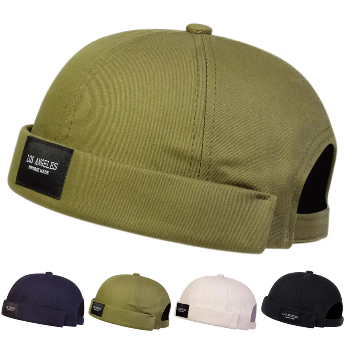 Herren LOSANGELES Buchstaben-Label Stickerei Landlord Caps Frühling Herbst Mode Melonenhülsen-Hüte Verstellbare Hip-Hop-Mütze Malerkappe