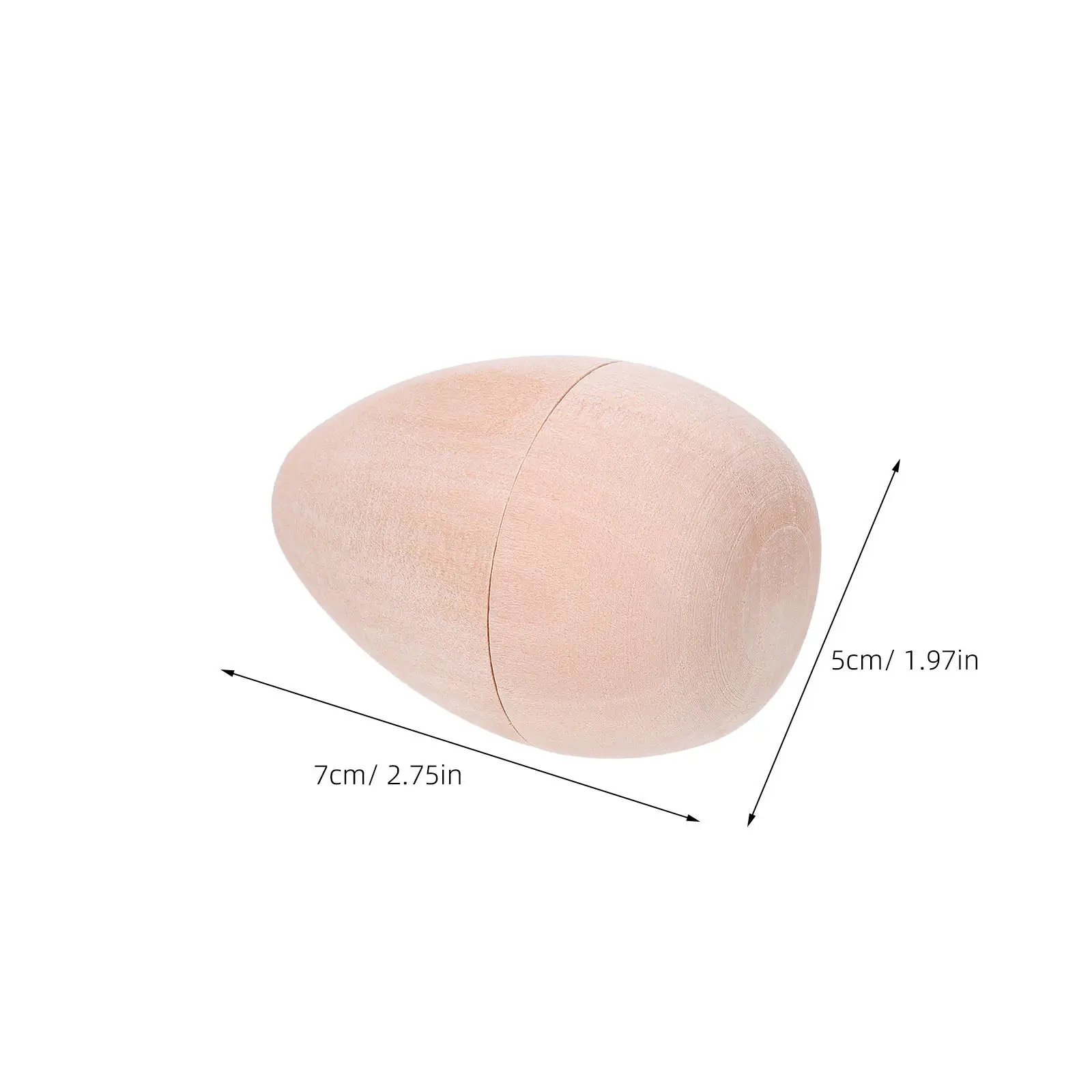4Pcs Wooden Hollow Easter Eggs Unfinished Natural Rustic Craft Stands DIY Paintable Fillable Ornaments Party Egg Hunt Basket