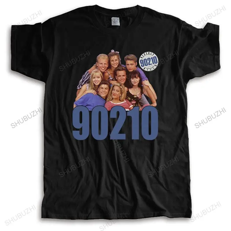 Beverly Hills 90210 Inspired cotton tshirt men summer fashion t-shirt euro size Man Brand T shirt Bigger size tee-shirt tops