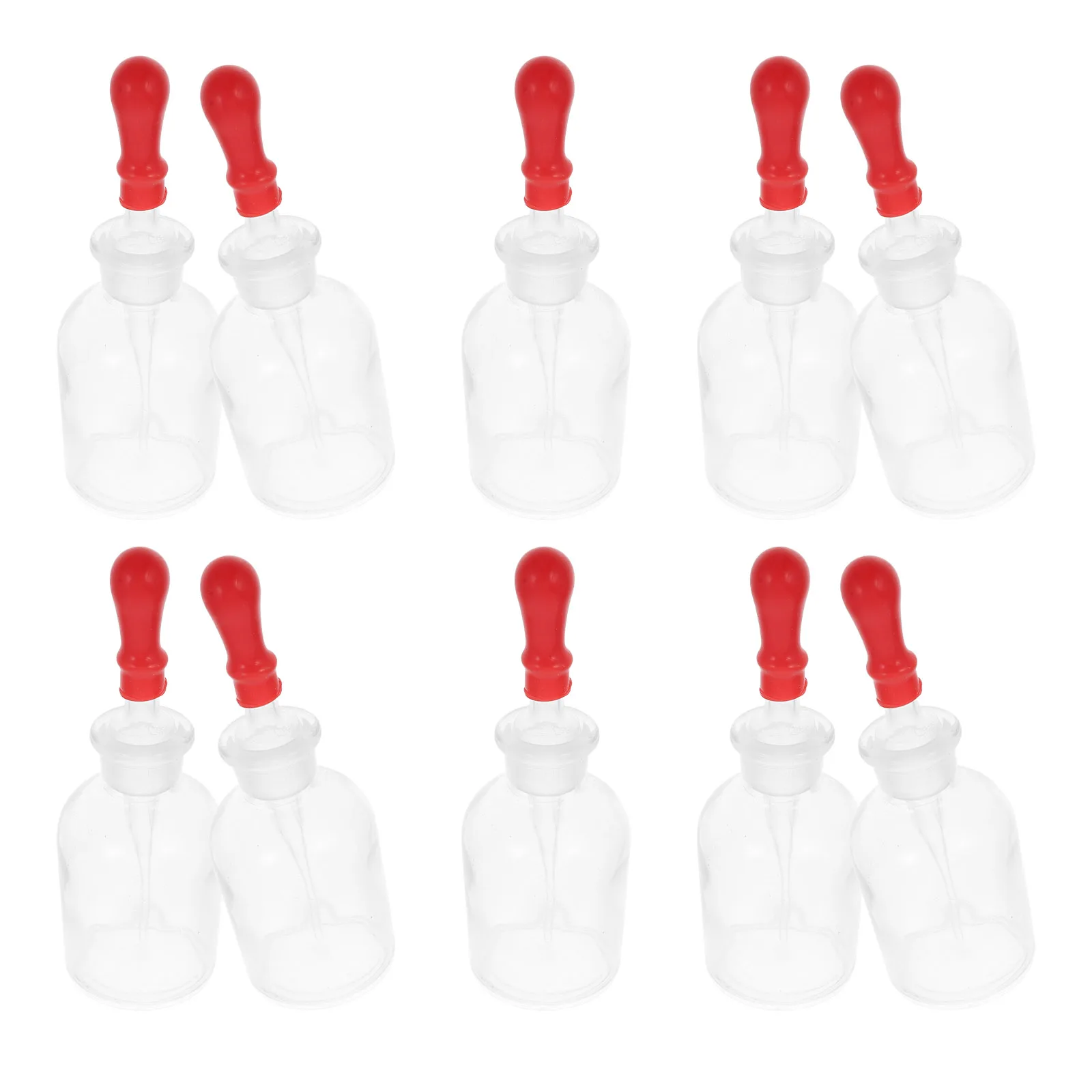 

10 Pcs Laboratory Glass Dropper Bottle Chemistry Essential Oils Drops Droppers Chemical Amber Bottles Travel