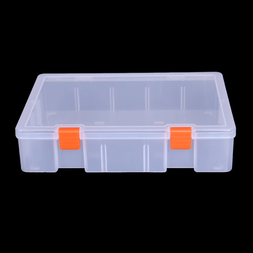 Transparent Plastic Storage Jewelry Box Empty Storage Box Container For Beads Earring Box For Jewelry Rectangle Case 25*19*5.5cm