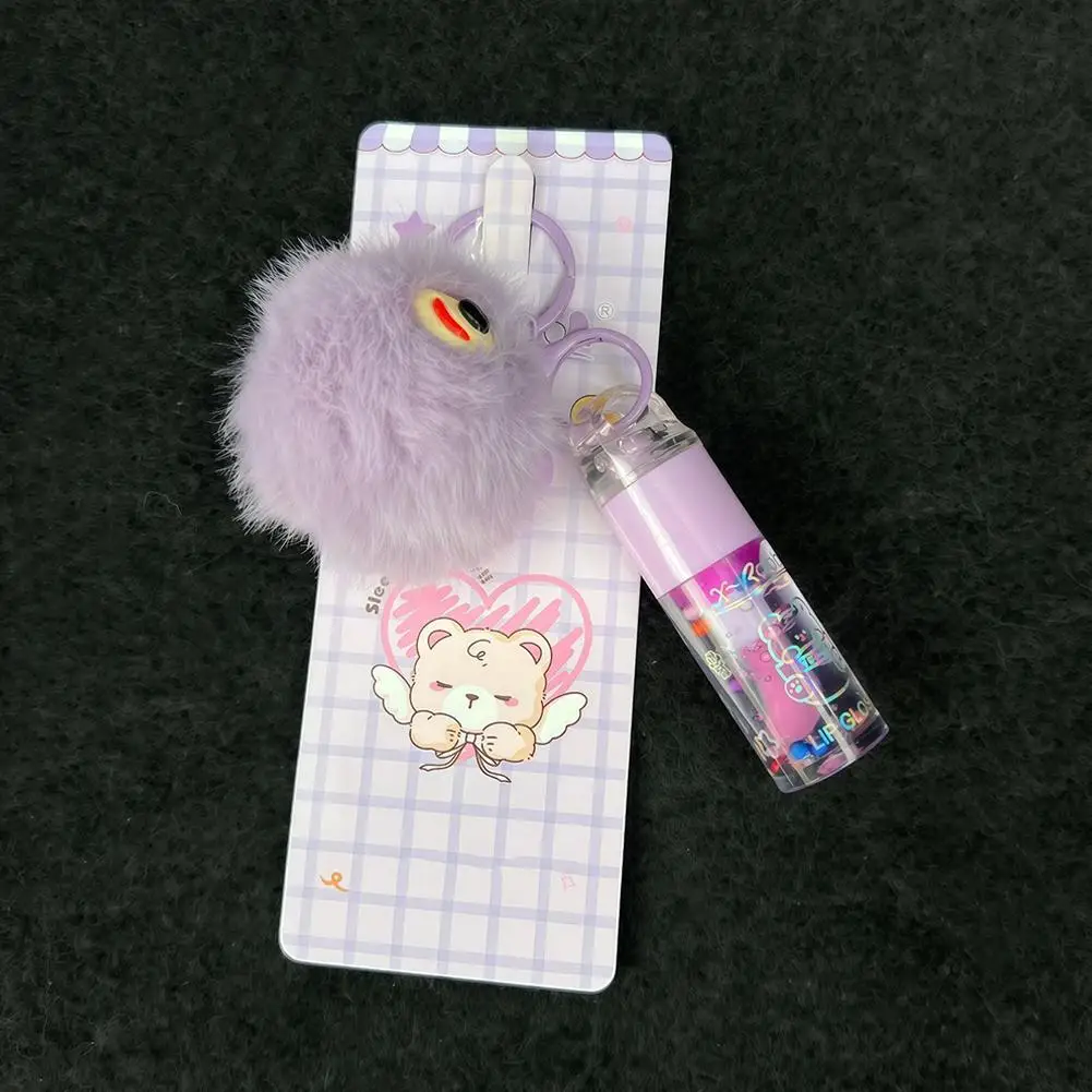 Lucidalabbra a specchio Lucidalabbra Rossetto liquido idratante labbra duraturo Lucidalabbra lungo Olio lucido con pendente sbiadito impermeabile J0D4