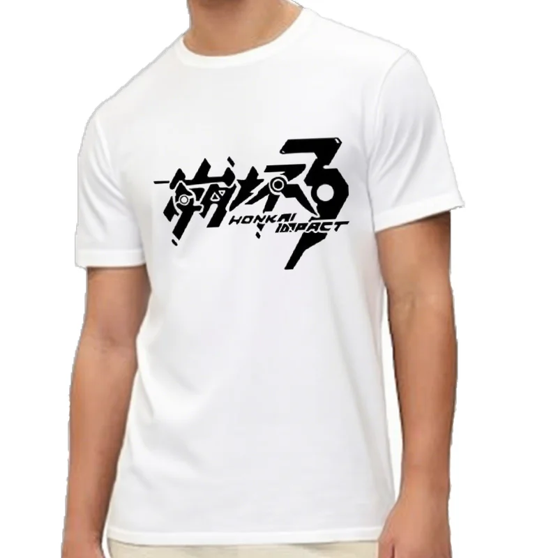 T-shirt à Manches Courtes Unisexe pour Cosplay du Jeu Honkai Impact 3, Streetwear, Décontracté, Hadt, Y-Hipster, GérOtak