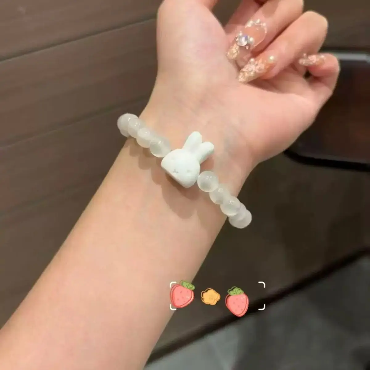 

Kawaii Miffy Rabbit Bracelet Women's light luxury niche exquisite bracelet as a birthday gift for girlfriend and best friend