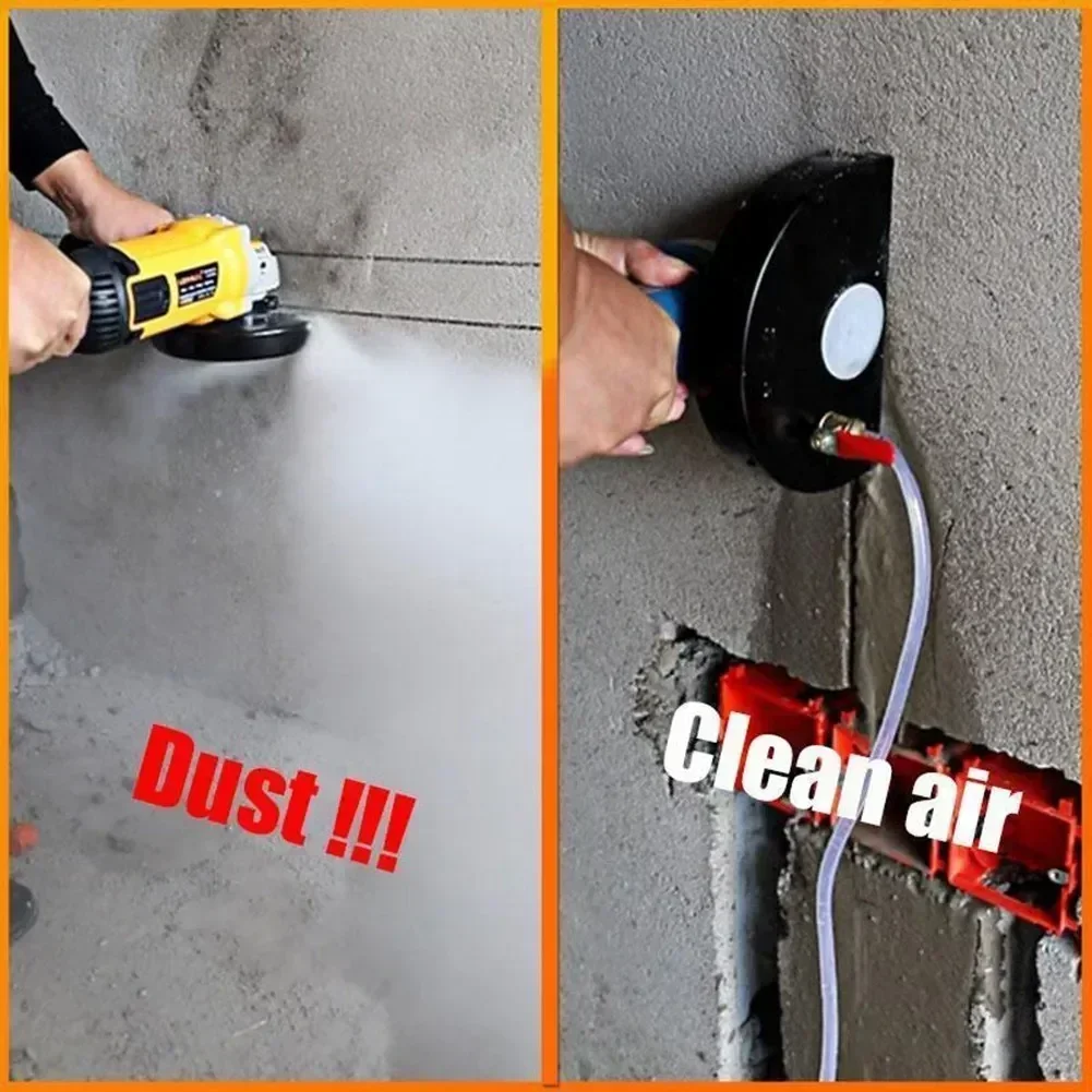 120*43mm Angle Grinder Shield Set Water Cutting Machine Base Safety Cover Dust Collecting Guard Kit Dust Shroud Protecter Cover