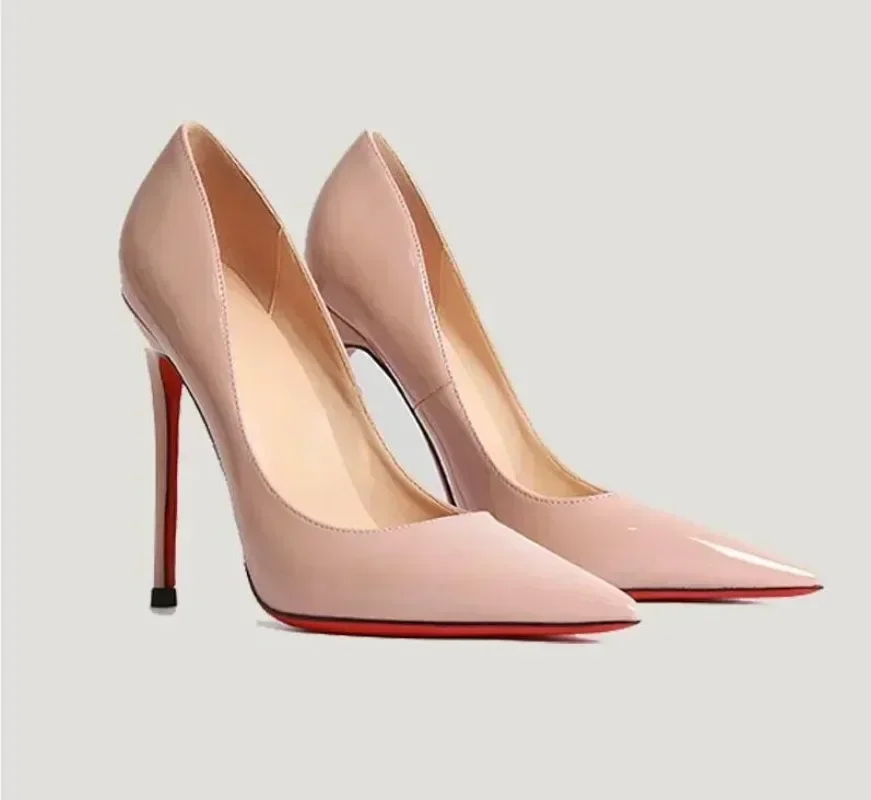 Brand New Classic So Kate Pumps Women High Heels Shoes Red 8/10/12CM Bottom Ladies Patent Leather Wedding Shoes