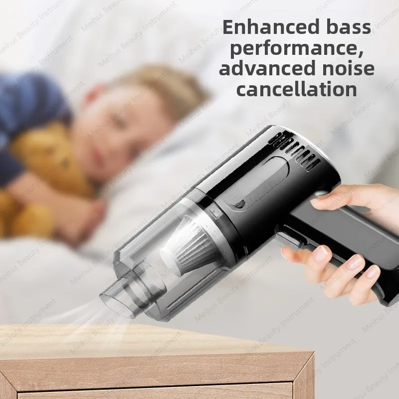 High Power Wireless Portable Handheld Wet Dry Dual-use Small Household Car Dual-use High-power Vacuum Cleaner