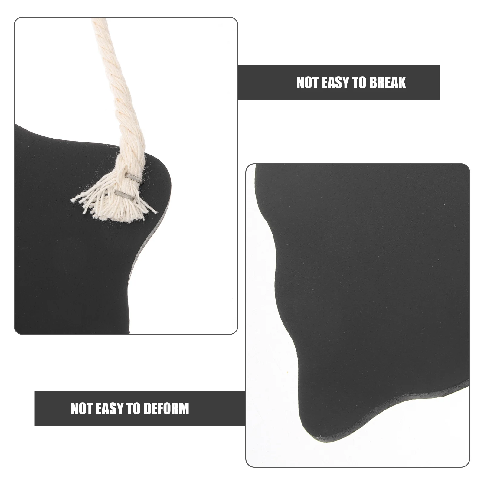 Mini Chalkboard Sign Hanging Door Decor for Home Store Lightweight Wood Message Board Portable Welcome