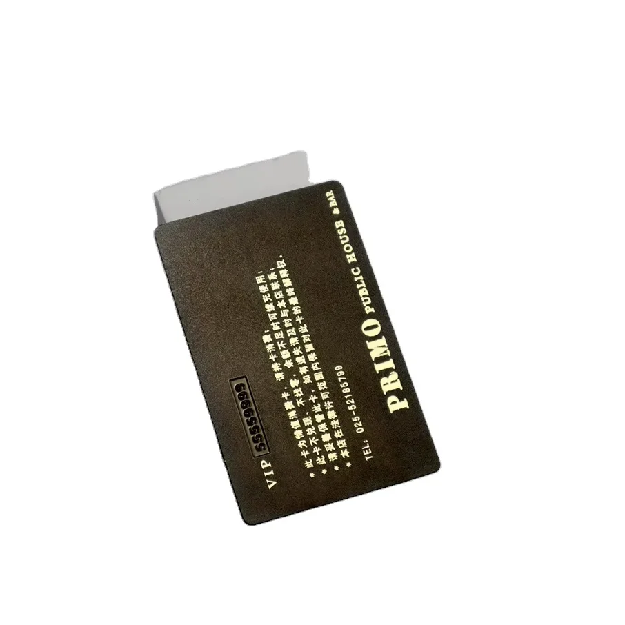 

Custom Stainless Steel Metal Grinder Card Gold Silver Plated Dull Polish Metal Business Card