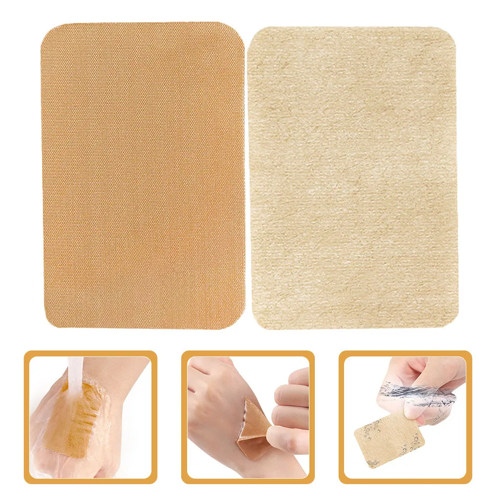 

2pcs Waterproof Heel Pads Invisible Shoe Inserts Self-Adhesive Sweat-Absorbent Nonwoven Fabric For High Heels Sports Running