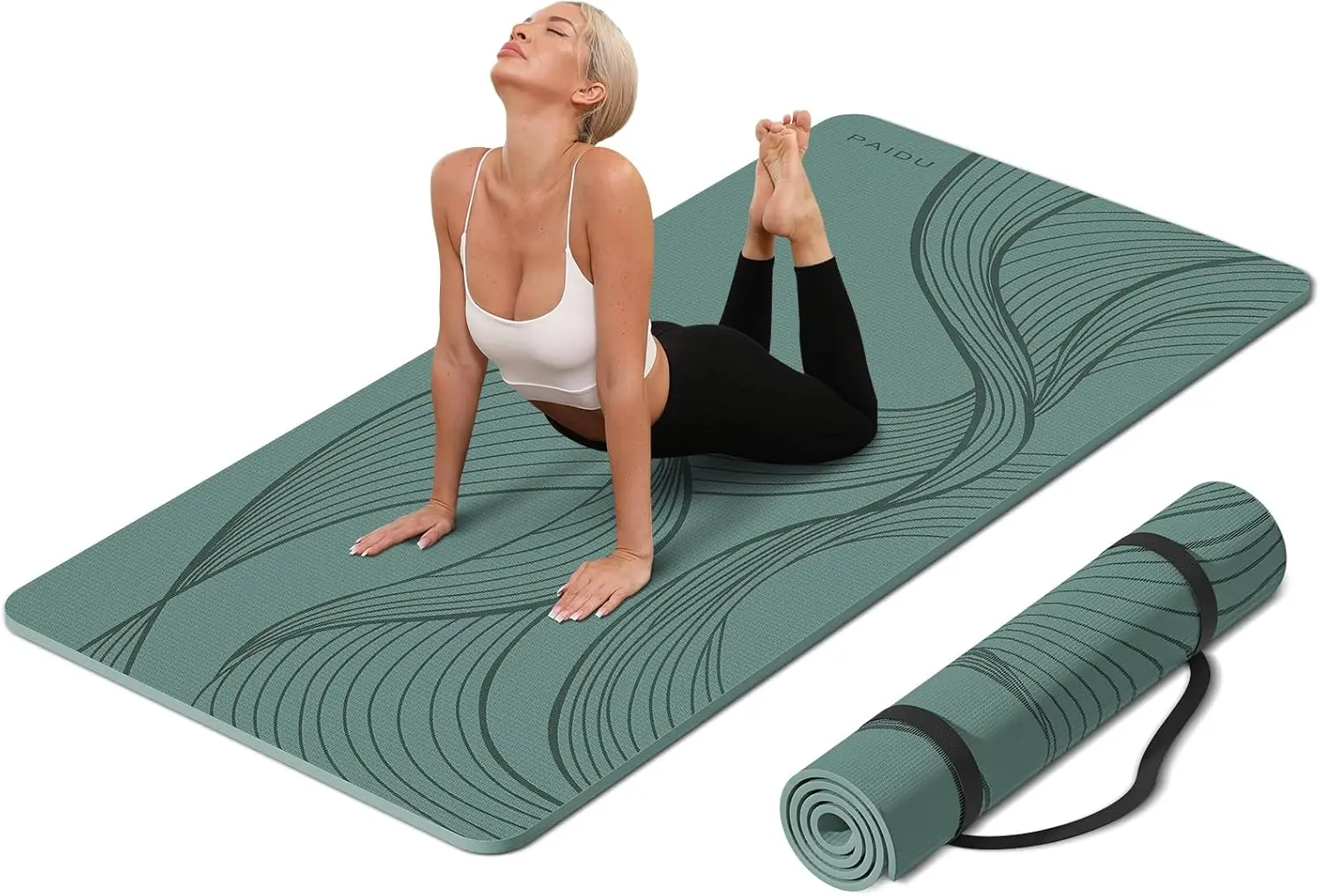 

Extra Wide & Thick Yoga Mat, Non-Slip Exercise Mat for Home Gym, Yoga Studio, and Outdoor Workouts