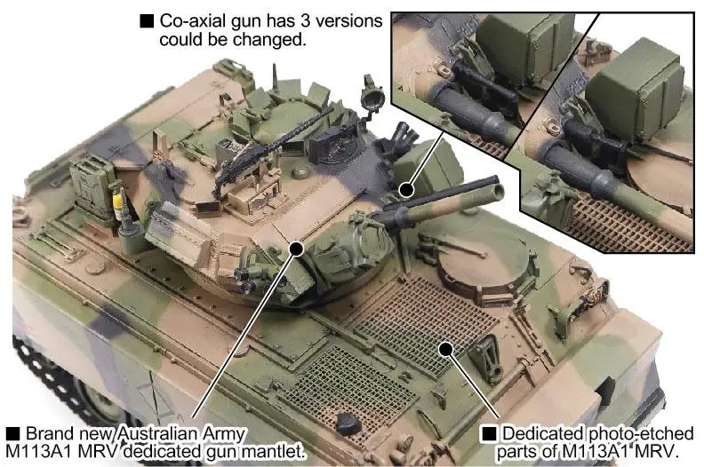 AFV AF35023 1/35 Scale M113A1 MRV AUSTRALIAN ARMY MODEL KIT