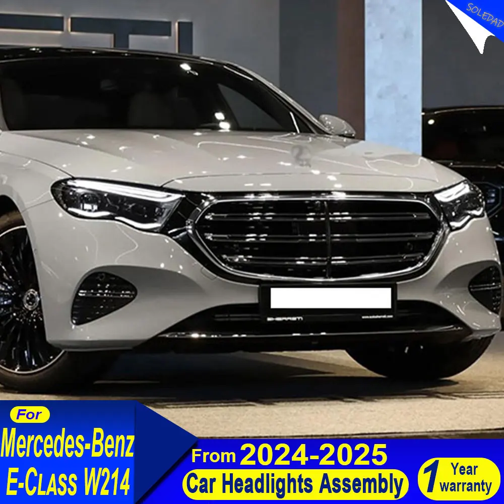 

LED Head Lamp For Benz E-Class W214 2024-2025 Car Headlight E260 E300 DRL Signal Projector Lens Plug And Play Car Accessories
