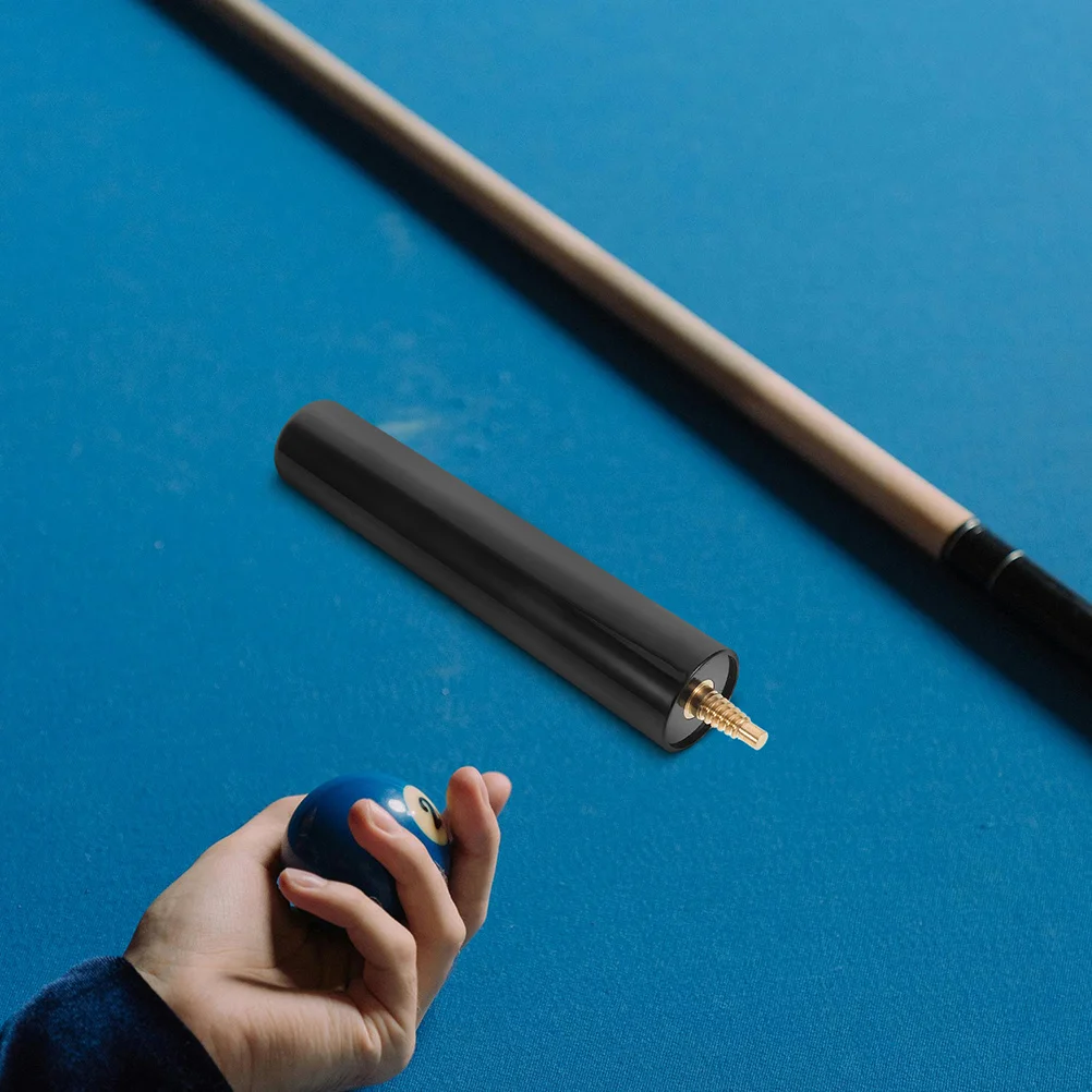 

2Pcs Snooker Pool Cue Extension Retractable Billiard Cue Extender Enhanced Grip Portable Billiards Club Extension Kit