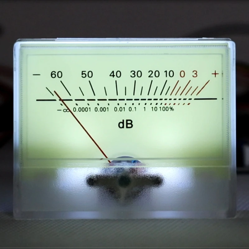 

Small VU Meter with White Backlight Level Meter for Recording Studio Home Dropshipping