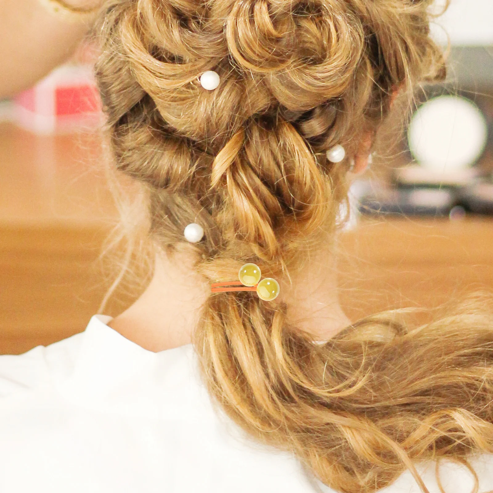 

12Pcs Colorful Double Ball Hair Ties Strong Elastic Ponytail Holders for Women Hair Buns Braids Accessories Scrunchy Rope