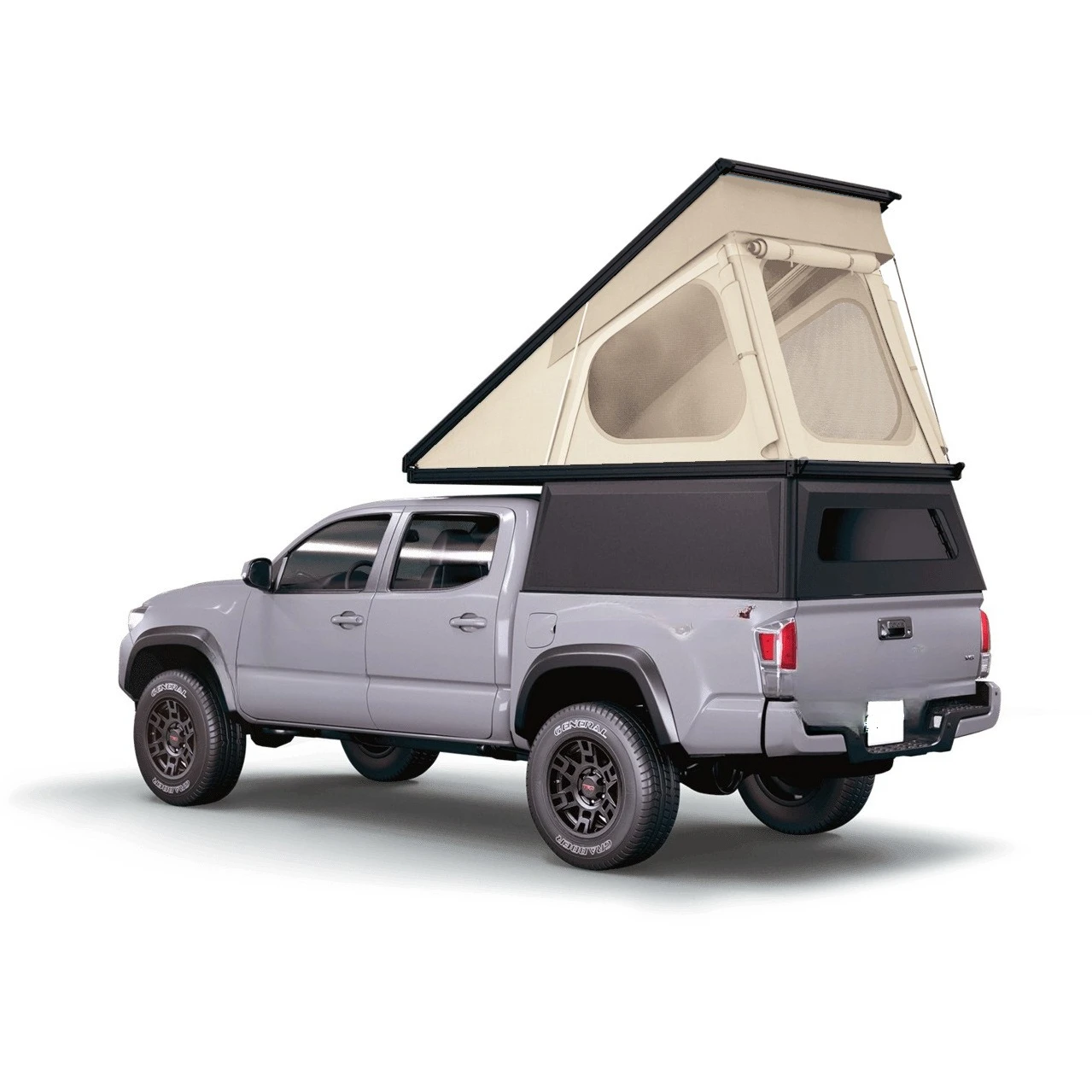 Pickup RV box, high cover of pickup truck with tent, suitable for Great Wall Cannon, Smooth Road, Raptor