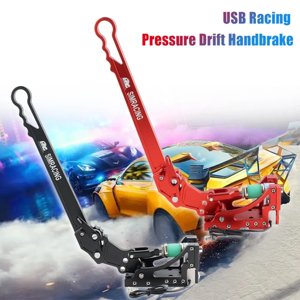 USb Handbrake Sim Racing GamesBrakesFor LogitechG29/G27/G25 T300 T500 RS PC64bit Load CellRacing For Rally Adjustable