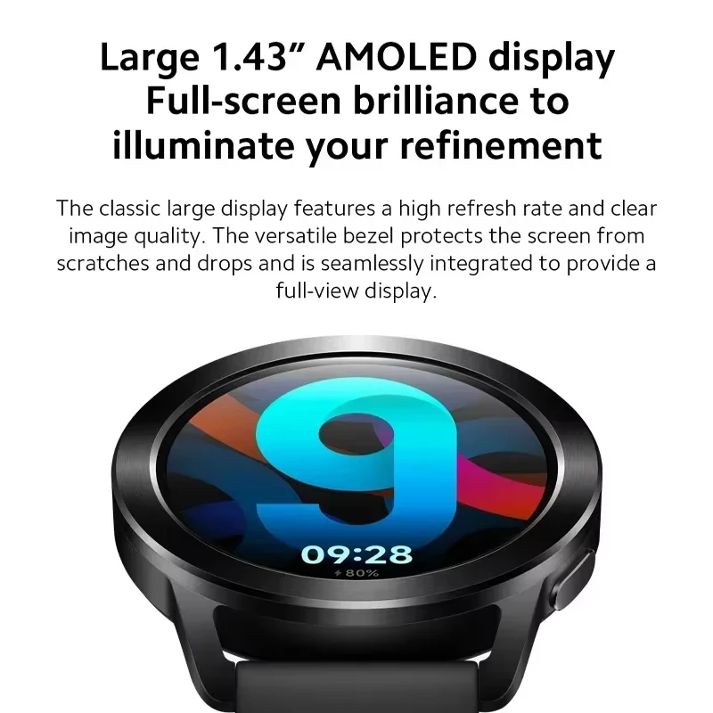 100% Original Xiaomi Watch S3 Smart Watch 1.43" AMOLED Sreen Blood Oxygen Monitor 5ATM Waterproof 150+ Sport Modes - Image 4