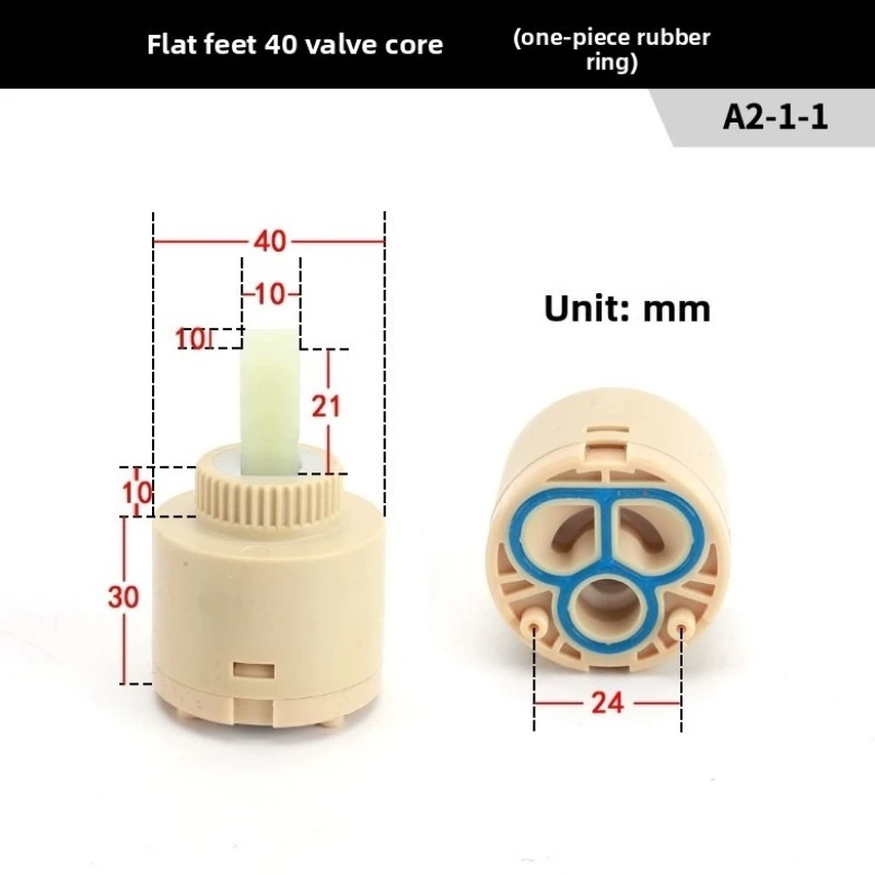 주방 싱크 수도꼭지용 세라믹 카트리지 - 25/35/40mm, 온수기 혼합 밸브 수리 부품