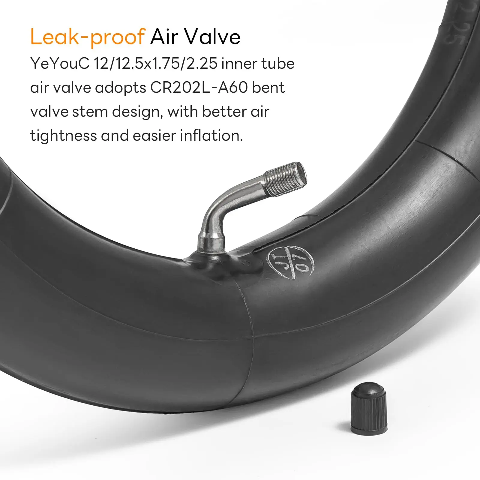 Opona i dętka 12 1/2 x 2 1/4 (12.5x2.25) do rowerów elektrycznych INMOTION P2/P2F, Razor Pocket Mod, Currie, Schwinn, GT, IZIP, eZip