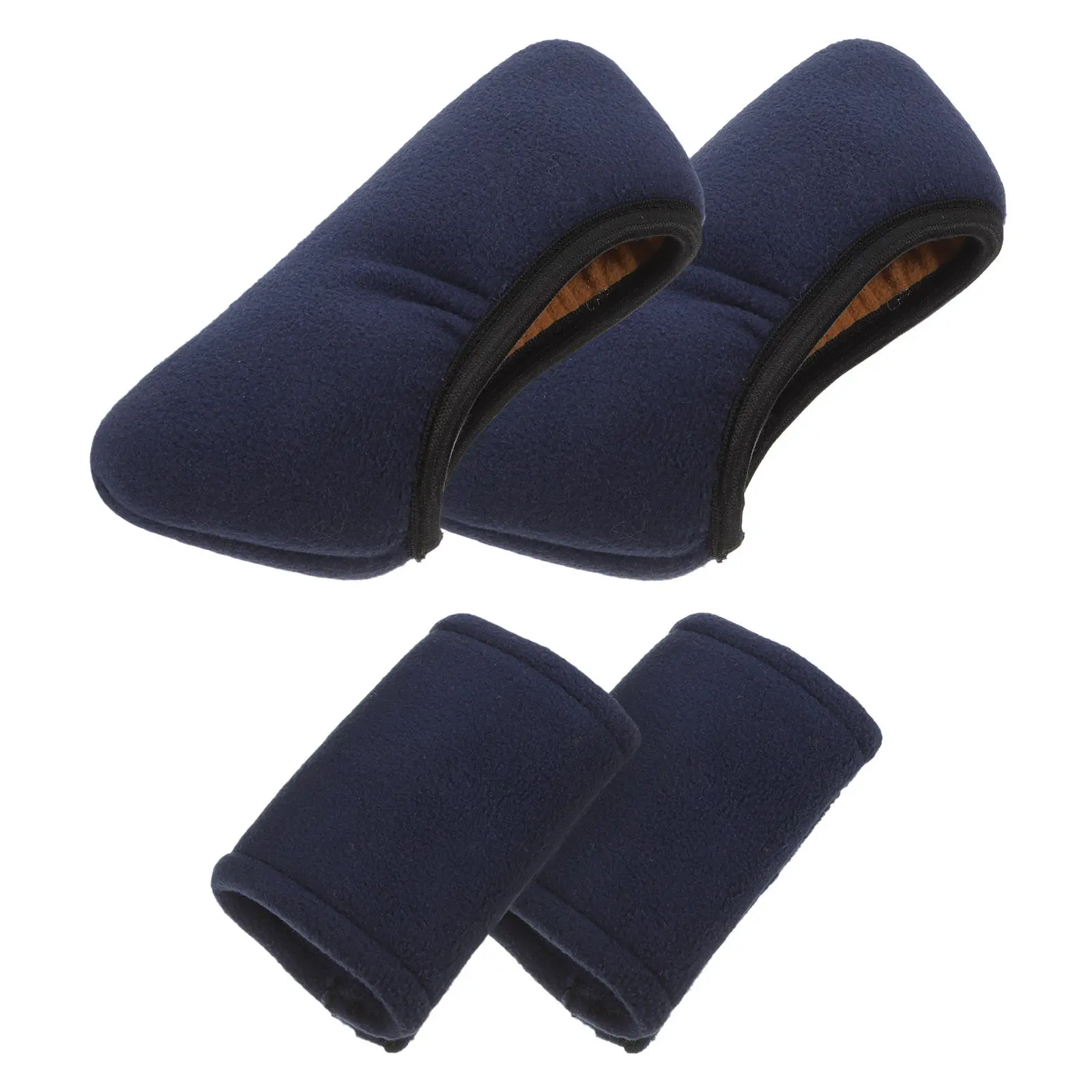 

1 Set Padded Underarm Crutch Pads Cotton Polar Fleece Anti-Skid Ergonomic Crutches Grip Covers Comfortable Walker Hand Grip