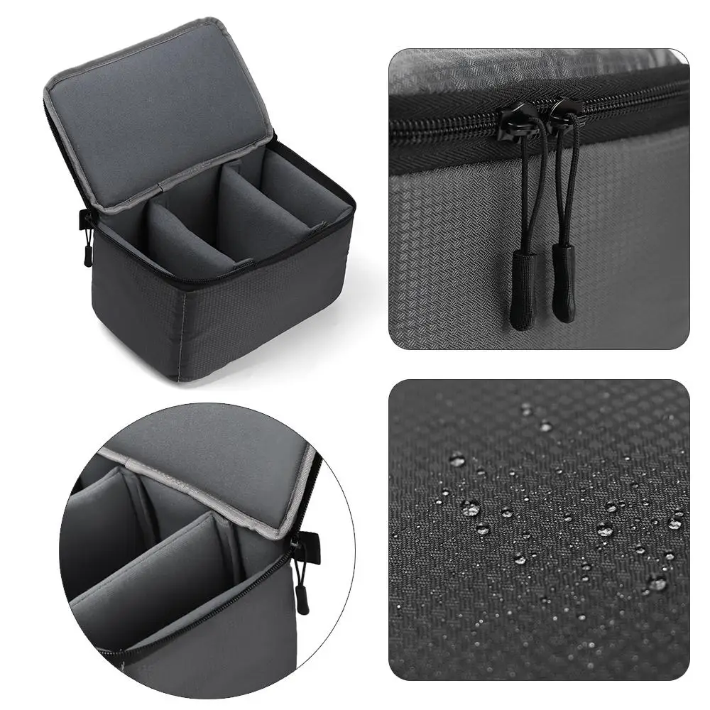 1PC Portable Waterproof DSLR SLR Camera Bag Padded Partition Insert Case Cover For Canon Sony