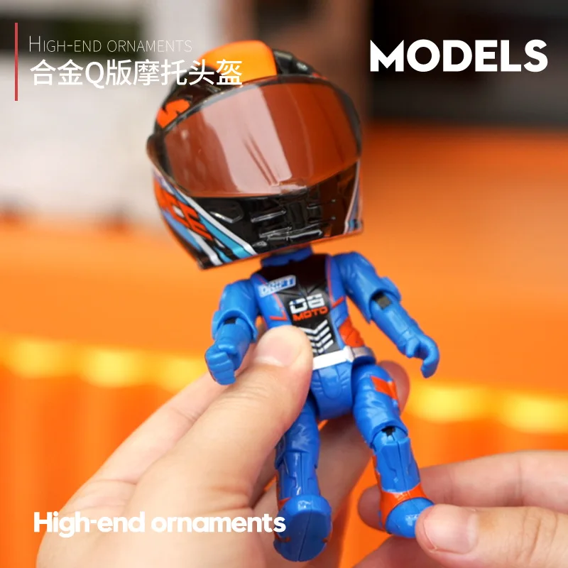 bird helmet motorcycle action figure 1/12 Crow DH Toys Accessory Trendy Bird Plush Helmet Accessory: Universal