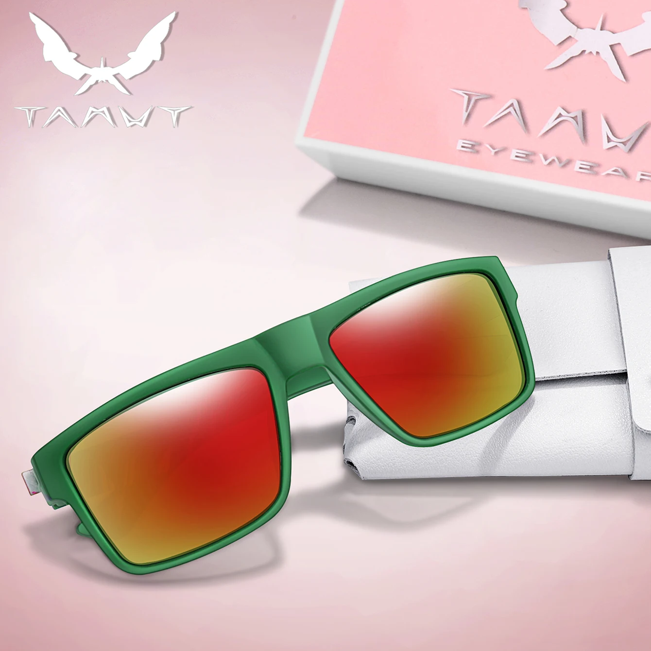Polarisierte Sonnenbrille für Männer und Frauen, Marke, trendige Brillen, Unisex, Vintage, Motorrad, Fahren, Angeln, Reisen, Sonnenbrillen mit Box – Detail 3