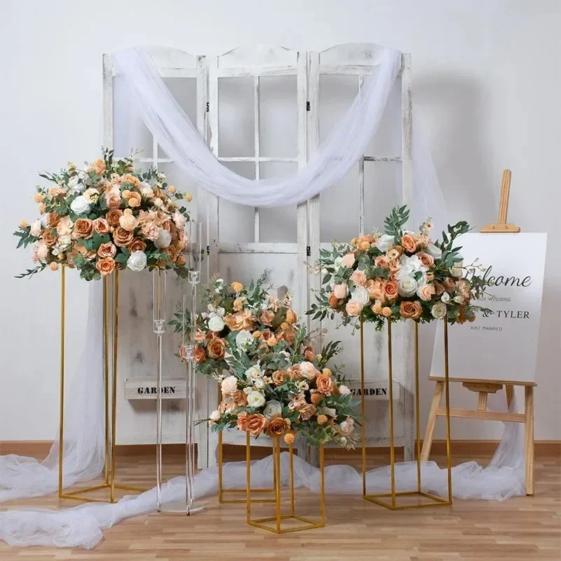 

Artificial Flowers for Wedding Decoration Road Flower Ball Photo Props Stage Decor Romantic Layout Flower Arrangement