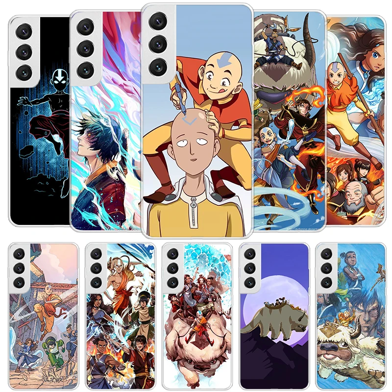 Anime Avatar The Last Airbender Cover Phone Case For Samsung Galaxy S24 Ultra S23 S22 S21 S20 FE S10 Plus S10E S9 S8 + Soft Fund