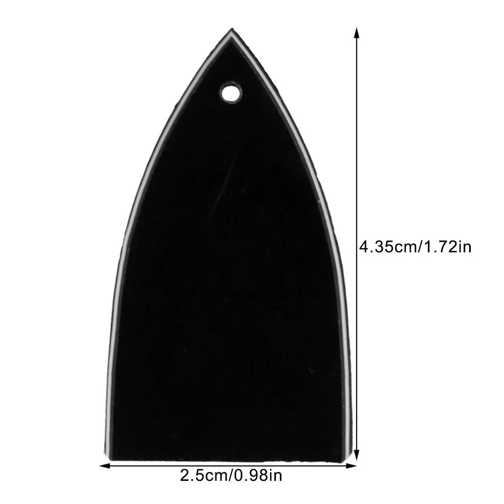 Electric Guitar Truss Rod Cover 1 Hole 3 Ply Truss Rod Cover Plate For Electric Guitars Replacement Accessorys Black Parts