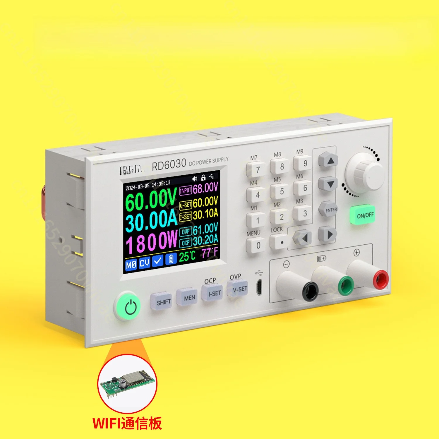 Cross-border DC regulated power supply 30A digital display 12V/36V/48V/60V adjustable battery charger 5V